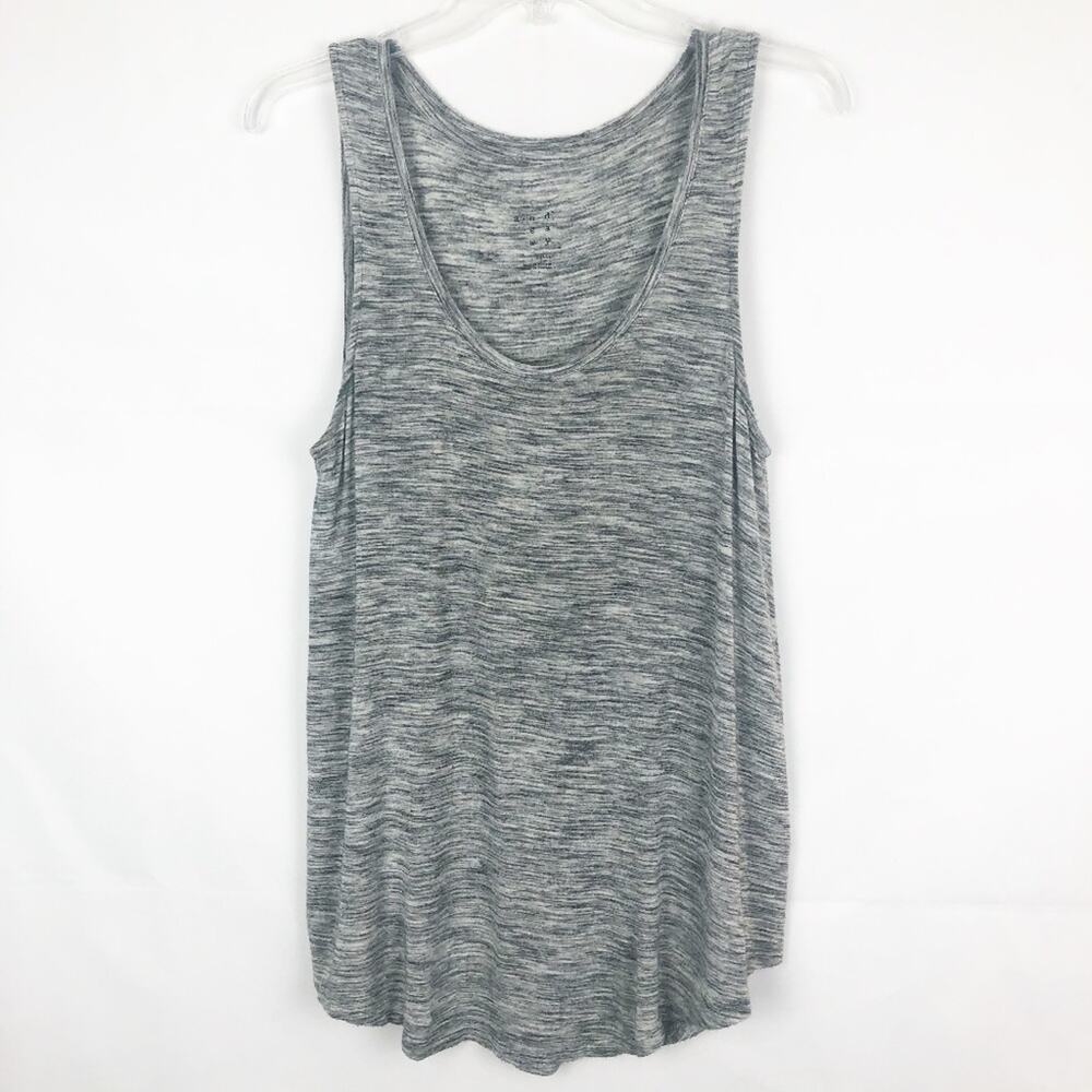 A New Day Space-Dye Gray Tank Top Size Small
